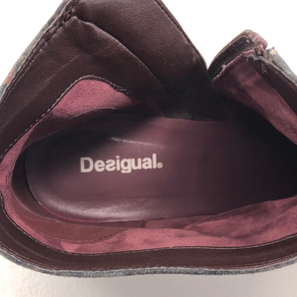 Desigual Julia Brown Suede Ankle Boots EUR 41 - Picture 9 of 14